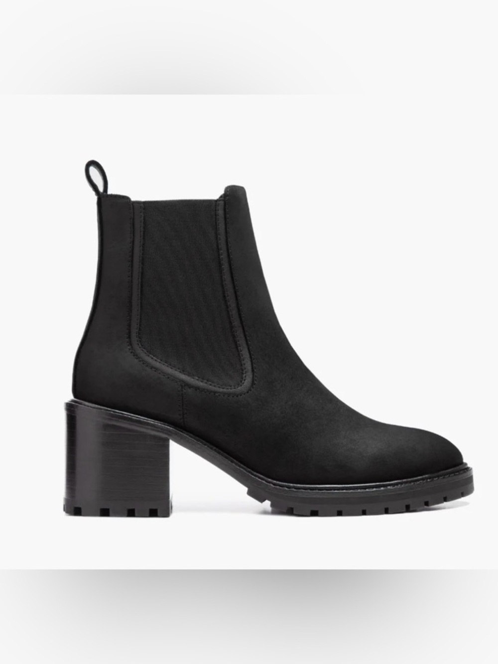 Thursday Boot Co. Sz 9 Everyday Matte Black Knockout Heel Lug-Sole Chelsea Boots